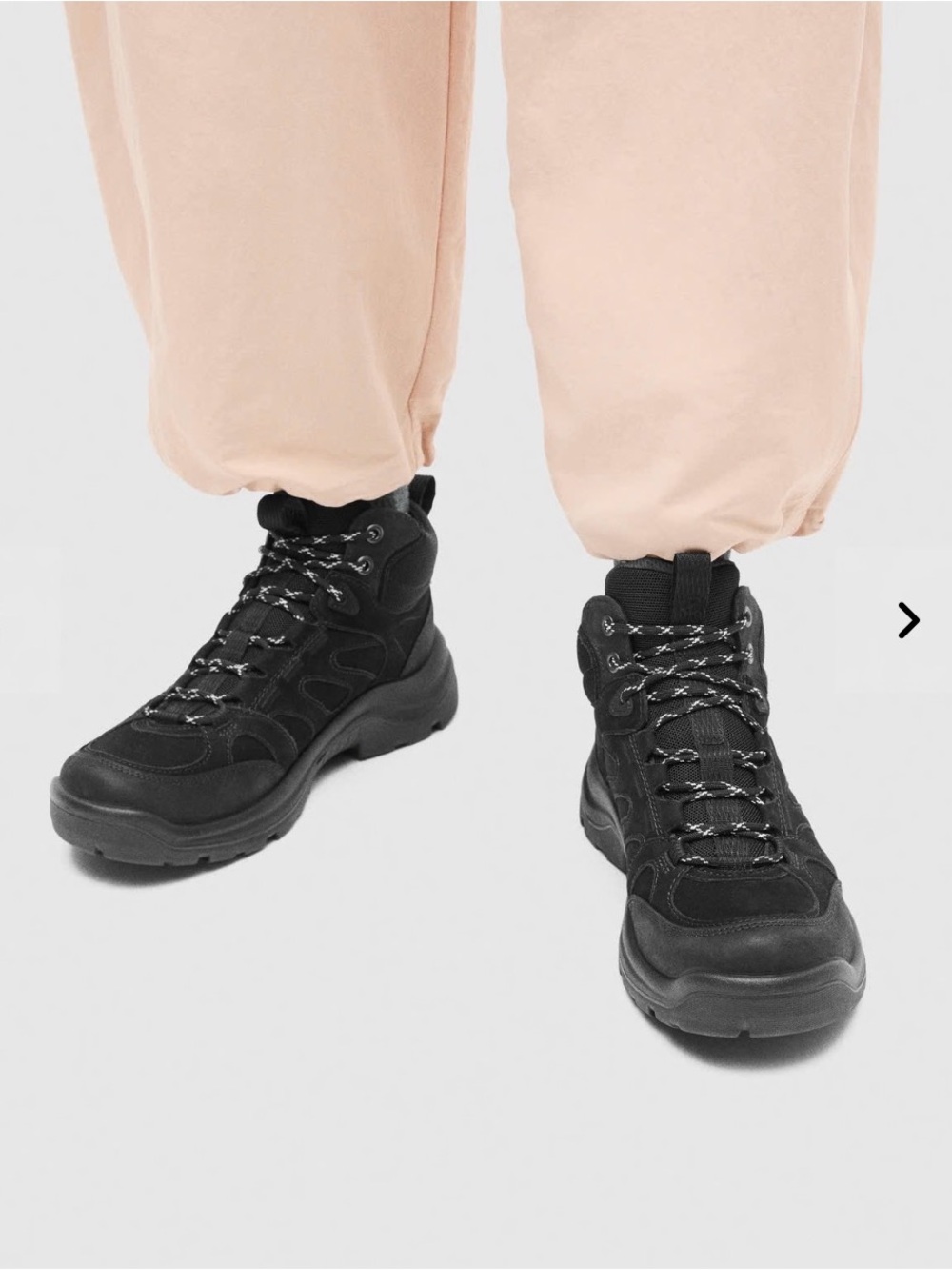 Women’s ECCO Offroad Black Hiking Boots